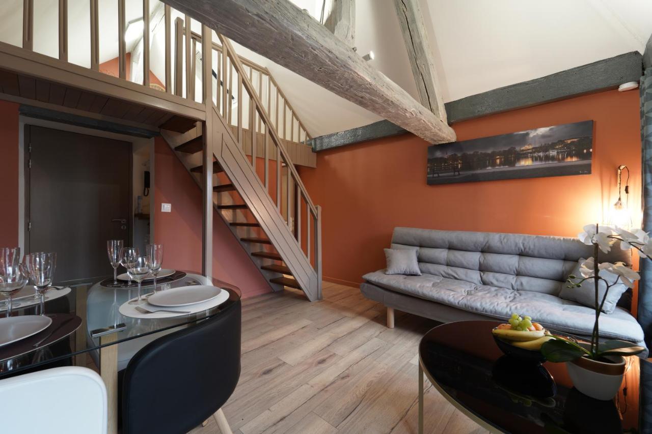 Duplex De Charme Au Coeur Historique De Metz Apartman Kültér fotó